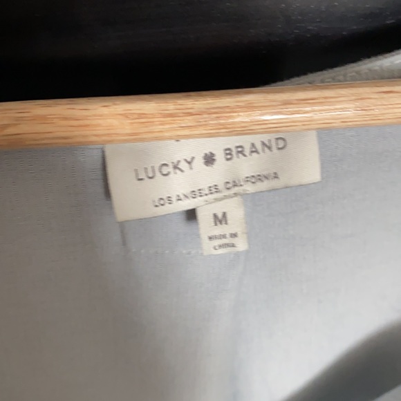 Lucky brand top. Open shoulder. - Picture 4 of 6